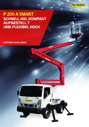 Dizala sa zglobnom granom montirana na prikolicu Palfinger P 200 A