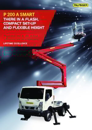 Dizala sa zglobnom granom montirana na prikolicu Palfinger P 200 A