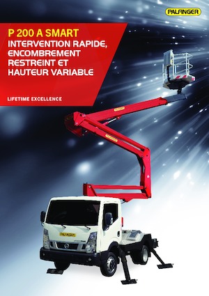 Dizala sa zglobnom granom montirana na prikolicu Palfinger P 200 A