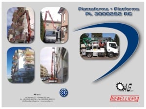 Dizala sa zglobnom granom montirana na prikolicu Benelligru PL3000