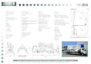 Dizala sa zglobnom granom montirana na prikolicu ISOLI PNT 27 14