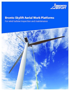 Dizala sa zglobnom granom montirana na prikolicu Bronto Skylift S 255 HLA