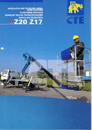 Dizala sa zglobnom granom montirana na prikolicu CTE Z 20