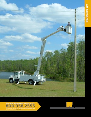 Dizala sa zglobnom granom montirana na prikolicu Altec AM60E