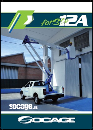 Dizala sa zglobnom granom montirana na prikolicu Socage forSte 12 A