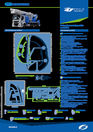 Teleskopske dizalice sa granom montirane na kamion Socage forSte 47 TJJ