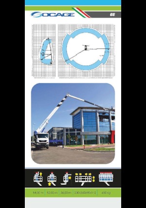 Teleskopske dizalice sa granom montirane na kamion Socage forSte 54 TJJ