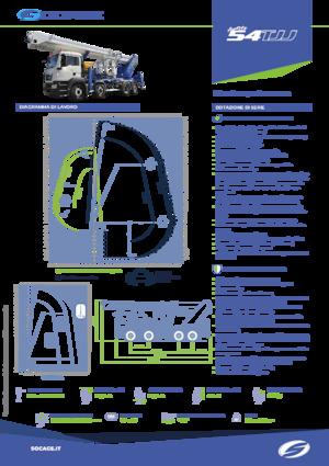 Teleskopske dizalice sa granom montirane na kamion Socage forSte 54 TJJ