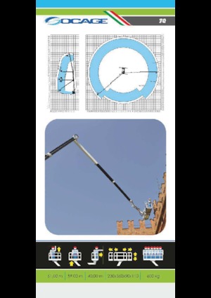 Dizala sa zglobnom granom montirana na prikolicu Socage forSte 61 TJJ