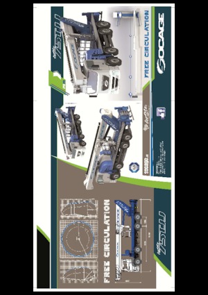 Teleskopske dizalice sa granom montirane na kamion Socage forSte 75 TJJ