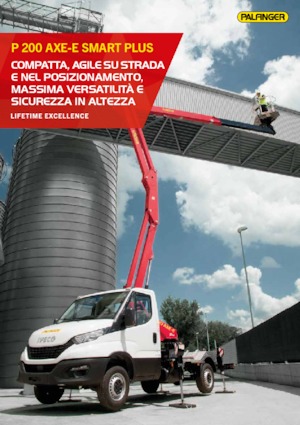 Dizala sa zglobnom granom montirana na prikolicu Palfinger P 200 AXE+