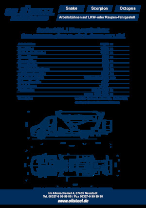 Dizala sa zglobnom granom montirana na prikolicu Oil & Steel Snake 2111 J Plus