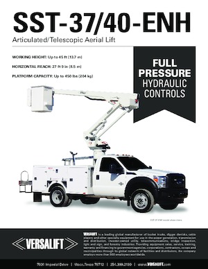 Dizala sa zglobnom granom montirana na prikolicu Versalift SST-40-ENH