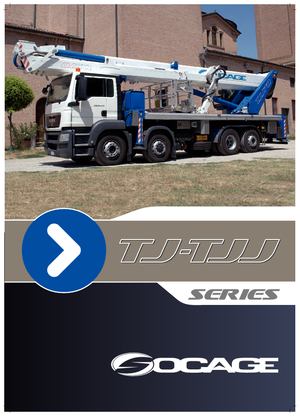 Dizala sa zglobnom granom montirana na prikolicu Socage TJ 51