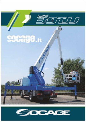 Dizala sa zglobnom granom montirana na prikolicu Socage TJJ 39