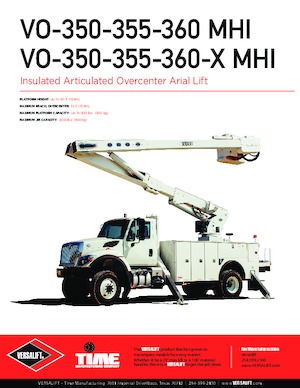 Dizala sa zglobnom granom montirana na prikolicu Versalift VO-350-MHI