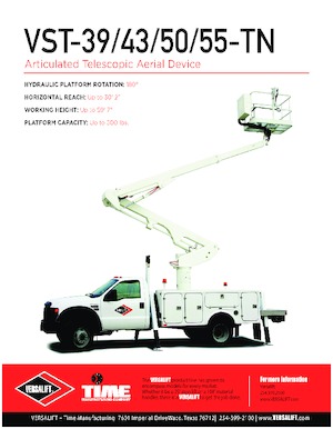 Dizala sa zglobnom granom montirana na prikolicu Versalift VST-50-TN