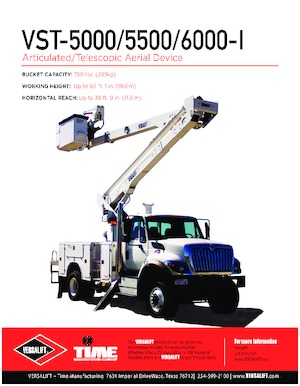 Dizala sa zglobnom granom montirana na prikolicu Versalift VST-5000-I