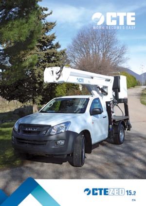 Dizala sa zglobnom granom montirana na prikolicu CTE ZED 15.2