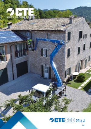 Dizala sa zglobnom granom montirana na prikolicu CTE ZED 21.3 JH