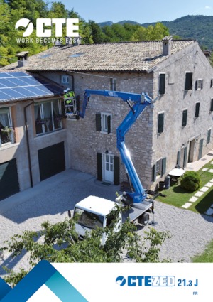 Dizala sa zglobnom granom montirana na prikolicu CTE ZED 21.3 JH