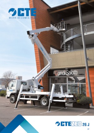 Dizala sa zglobnom granom montirana na prikolicu CTE ZED 26 JH