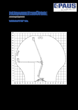 Dizala sa zglobnom granom montirana na prikolicu Paus GT 18 A