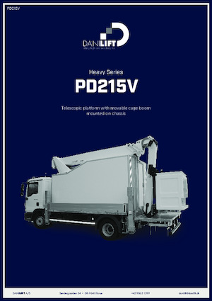 Dizala sa zglobnom granom montirana na kamion Danilift PD215V