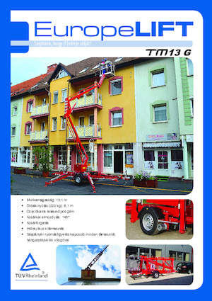 Dizala sa zglobnom granom montirana na kamion EuropeLift TM 13 G