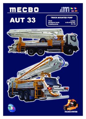 Betonske pumpe montirane na kamion Mecbo AUT 33 P6.110