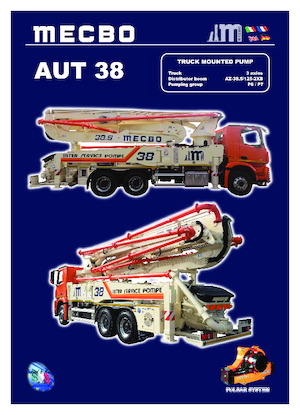 Betonske pumpe montirane na kamion Mecbo AUT 38 P7.150