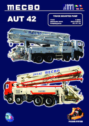 Betonske pumpe montirane na kamion Mecbo AUT 42 P7.150