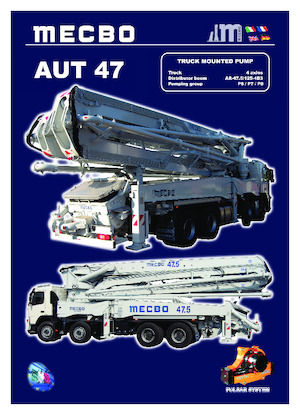 Betonske pumpe montirane na kamion Mecbo AUT 47 P6.110