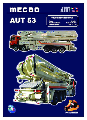 Betonske pumpe montirane na kamion Mecbo AUT 53 P6.110