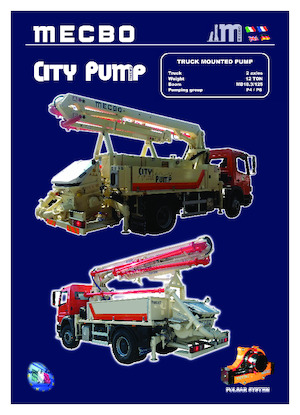 Betonske pumpe montirane na kamion Mecbo City P6.90