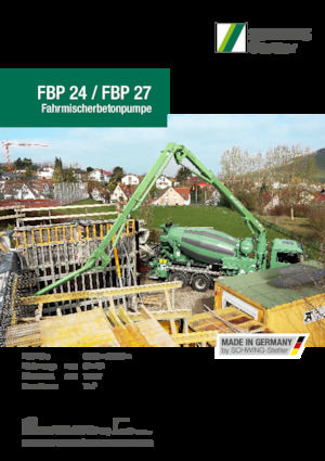 Betonske pumpe montirane na kamion SCHWING-Stetter FBP 27