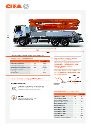 Betonske pumpe montirane na kamion CIFA K30L 