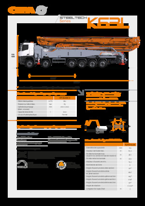 Betonske pumpe montirane na kamion CIFA K63L 