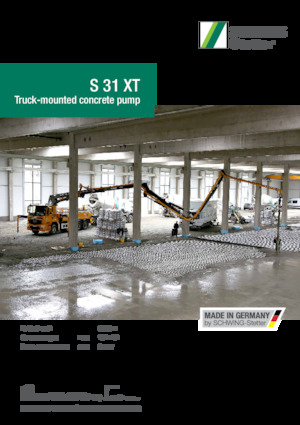 Betonske pumpe montirane na kamion SCHWING-Stetter S 31 XT