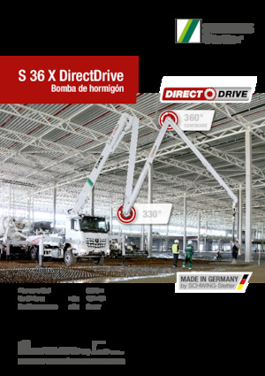 Betonske pumpe montirane na kamion SCHWING-Stetter S 36 X DirectDrive