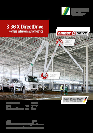 Betonske pumpe montirane na kamion SCHWING-Stetter S 36 X DirectDrive