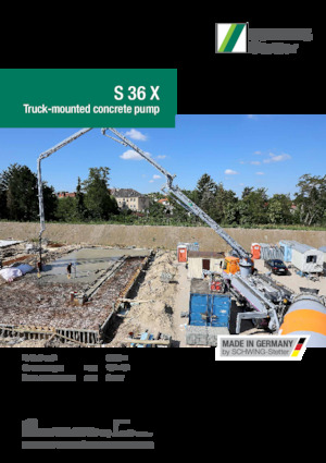 Betonske pumpe montirane na kamion SCHWING-Stetter S 36 X
