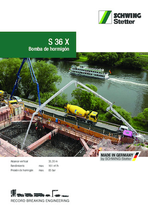 Betonske pumpe montirane na kamion SCHWING-Stetter S 36 X