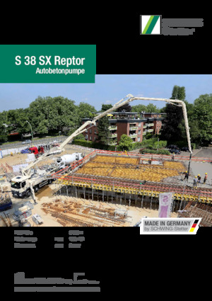 Betonske pumpe montirane na kamion SCHWING-Stetter S 38 SX Reptor