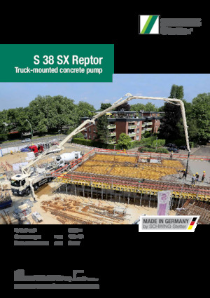 Betonske pumpe montirane na kamion SCHWING-Stetter S 38 SX Reptor