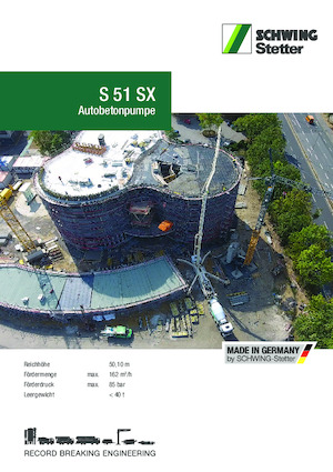 Betonske pumpe montirane na kamion SCHWING-Stetter S 51 SX