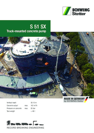 Betonske pumpe montirane na kamion SCHWING-Stetter S 51 SX