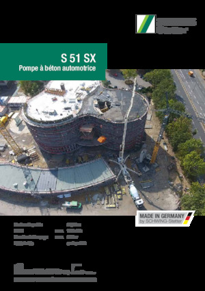 Betonske pumpe montirane na kamion SCHWING-Stetter S 51 SX