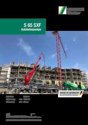 Betonske pumpe montirane na kamion SCHWING-Stetter S 65 SXF