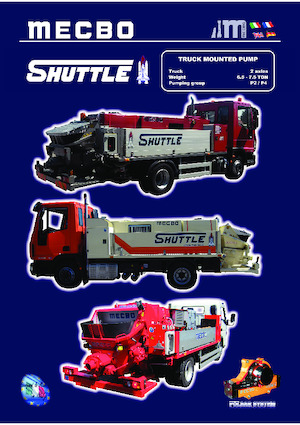 Betonske pumpe montirane na kamion Mecbo Shuttle P4.40